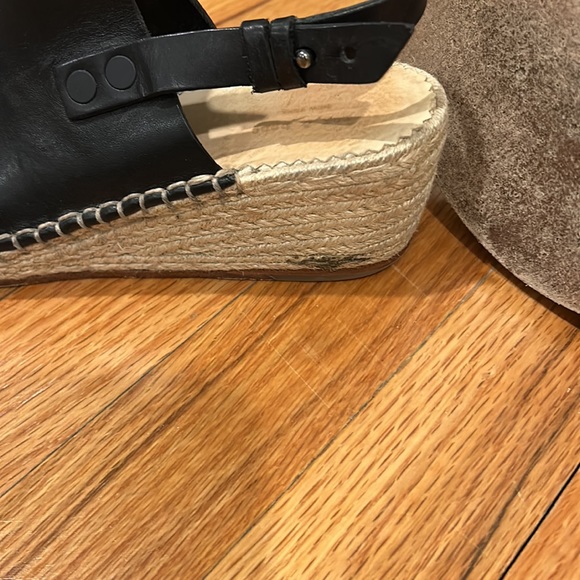 Rag & Bone black leather espadrilles - Picture 5 of 5